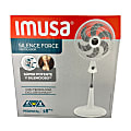IMUSA Silence Force 18" Pedestal Fan, White, Total Qty 1 1 thumbnail image