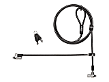 Kensington MicroSaver Cable Lock - Keyed Lock - Black, Silver - Carbon Steel - 8 ft - For Notebook, Tablet