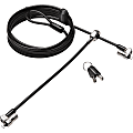 Kensington MicroSaver Cable Lock - 8 ft Cable - Keyed Lock - Black, Silver - Carbon Steel - For Notebook, Tablet 1 thumbnail image