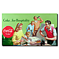 Trademark Global Coke For Hospitality Gallery-Wrapped Canvas Print By Coca-Cola, 14"H x 24"W