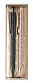 Office Depot® Brand Glitter Ballpoint Pens, Bullet Point, 1.0 mm, Black/Rose Gold Barrels, Black Ink, Pack Of 2 Pens 1 thumbnail image