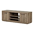 South Shore Kanji TV Stand For Up To 60" TVs, Weathered Oak