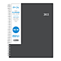 Blue Sky™ Weekly/Monthly Planner, 8-1/2" x 11", Passages, January To December 2021, 100008
