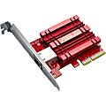 Asus XG-C100C 10Gigabit Ethernet Card - PCI Express - 1 Port(s) - 1 - Twisted Pair - 10GBase-T - Plug-in Card 1 thumbnail image