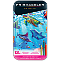 Prismacolor Premier Colored Pencil Set, 0.7 mm, Soft Core, Under The Sea, Set Of 12 Pencils