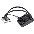 EVGA CLC 120 Liquid CPU Cooler - 120 mm - 2400 rpm74.8 CFM - 39.9 dB(A) Noise - Liquid Cooler Cooler - Nano Bearing - Socket H2 LGA-1155, Socket H LGA-1156, Socket H3 LGA-1150, Socket R LGA-2011, Socket H4 LGA-1151, Socket B2 LGA-1356, Socket FM1 1 thumbnail image