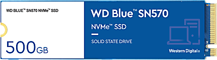 WD BLUE SN570 NVMe™ Internal SSD, 500GB, Blue