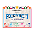 Hayes Publishing Certificates, Science Fair Participation, 8 1/2" x 11", Multicolor, Pack Of 30