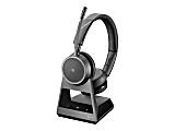 Poly Voyager 4220 Office - For Microsoft Teams - 2-way base Office Series - headset - on-ear - Bluetooth - wireless - USB-C - Certified for Microsoft Teams 1 thumbnail image
