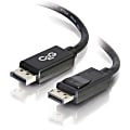 C2G 10ft Ultra High Definition DisplayPort Cable with Latches - 8K DisplayPort Cable - M/M - DisplayPort cable - DisplayPort (M) to DisplayPort (M) - 10 ft - latched - black