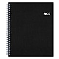 2026 Blue Sky Weekly/Monthly Planner, 7” x 9", Passages/Solid Black, January To December, 152941 1 thumbnail image
