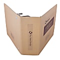ReBinder™ Select Chipboard D-Ring Binder, 4" Rings, 100% Recycled, Brown Kraft 1 thumbnail image