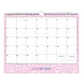2024 Blue Sky™ Monthly Wall Calendar, 15” x 12", Marks Lilac, January To December