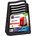 Avery Adjustable File Rack, 5 Compartment(s), 11.5"H x 8"W x 10.5"D, Desktop, Black, Plastic, 1Each 1 thumbnail image