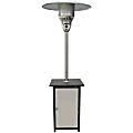 Hanover Patio Heater, 85 13/16"H x 21 7/8"W x 31 7/8"D, Stainless Steel