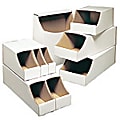Office Depot® Brand White Stackable Parts Bins, Small Size, 4 1/2" x 9" x 12", Pack Of 50 1 thumbnail image
