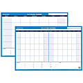 AT-A-GLANCE® 30% Recycled Undated Erasable/Reversible Wall Planner, 30/60 Day, 36" x 24", PM23328