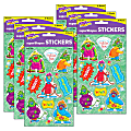 Trend superShapes Stickers, Troll Talk, 72 Stickers Per Pack, Set Of 6 Packs