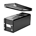 Snap-N-Store® CD/DVD Storage Box, Medium Size, 50% Recycled, Black 1 thumbnail image