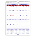 2024 AT-A-GLANCE® Monthly Wall Calendar, 8" x 11", January to December 2024, PM128