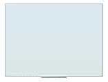 U Brands® Floating Non-Magnetic Ghost Grid Glass Dry-Erase Board, 48" X 36", White Frosted Surface, Frameless, Actual Size 47" X 35" (2799U00-01) 1 thumbnail image