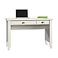 Sauder® Shoal Creek Computer Desk with Flip Down Computer Tray, Soft White