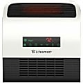 Lifesmart Slimline Infrared Heater - Front Air Intake Vent UV Light - Infrared/Quartz - Electric - Electric - 1000 W to 1500 W - 3 x Heat Settings - Timer - 1500 W - Remote Control - Living Room, Home, Office, Bedroom, Basement, Room, Indoor