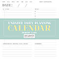 TF Publishing Undated Daily Planning Calendar, 5-1/4" x 5-1/4", White 1 thumbnail image
