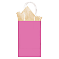 Amscan Kraft Paper Gift Bags, Small, Bright Pink, Pack Of 24 Bags 1 thumbnail image