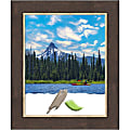 Amanti Art Lined Bronze Picture Frame, 21" x 25", Matted For 16" x 20"