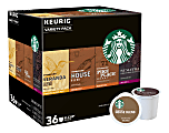Starbucks® Single-Serve Coffee K-Cup® Variety Pack, Carton Of 36