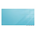 Ghent Aria Low Profile Magnetic Dry-Erase Whiteboard, Glass, 48” x 120”, Blue 1 thumbnail image