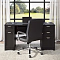 Realspace® Magellan 59"W Manager's Computer Desk, Espresso 1 thumbnail image