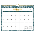 2024 Day Designer Monthly Wall Calendar, 8-3/4” x 11", Graceful Ocean, January To December
