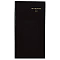 AT-A-GLANCE® Fine Pocket Weekly/Monthly Diary, 3” x 6”, Black, January To December 2022, 720205