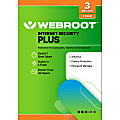 Webroot® Internet Security Plus With Antivirus Protection 2020, For 3 PC And Mac® Devices, 1-Year Subscription