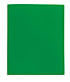 Office Depot® Brand School-Grade 2-Pocket Poly Folder, Letter Size, Green 1 thumbnail image