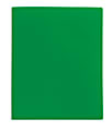 Office Depot® Brand School-Grade 2-Pocket Poly Folder, Letter Size, Green
