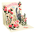 Up With Paper Square Everyday Pop-Up Greeting Card, 5-1/4" x 5-1/4", Botanical Cat