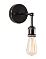 Zuo Modern Miserite Wall Lamp, 7-1/2"W, Antique Black/Copper