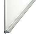 Quartet® Porcelain Dry-Erase Whiteboard, 36" x 48", Aluminum Frame With Silver Finish