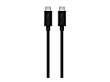 Belkin Thunderbolt 3 Cable (USB-C to USB-C) (100W) (1.6ft/0.5m) - First End: 1x USB Type C Male Thunderbolt 3 - F2CD084BT05MBK 1 thumbnail image