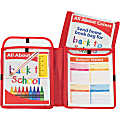 C-Line Homework Connector Pocket Folder - 9" x 12" - Internal Pocket(s) - Red - 1 Each 1 thumbnail image