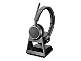 Poly Voyager 4220 Office - 2-way base Office Series - headset - on-ear - Bluetooth - wireless - USB-C 1 thumbnail image