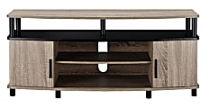 Ameriwood™ Home Carson TV Stand For Flat-Screen TVs Up To 50", Black/Sonoma Oak