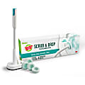 Scotch-Brite Scrub & Drop Toilet Bowl Cleaner System, 50% Recycled, 1 Toilet Wand, 1 Stand, and 4 Disposable Toilet Cleaner Tablets 1 thumbnail image