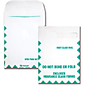 Quality Park® #10 Redi-Seal™ Medical Claim Business Envelopes, Top Right Window, Gummed Seal, White, Box Of 100 1 thumbnail image
