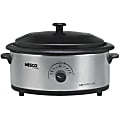 Nescote® Stainless Steel Roaster With Non-Stick Cookwell, 6 Quart, Silver