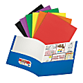 Office Depot® Brand 2-Pocket Portfolio, 9 1/2" x 11 1/2", Assorted Colors