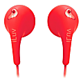 iLuv Bubble Gum 2 iEP205 Earphone - Stereo - Red - Wired - Earbud - Binaural - Open - 3.94 ft Cable